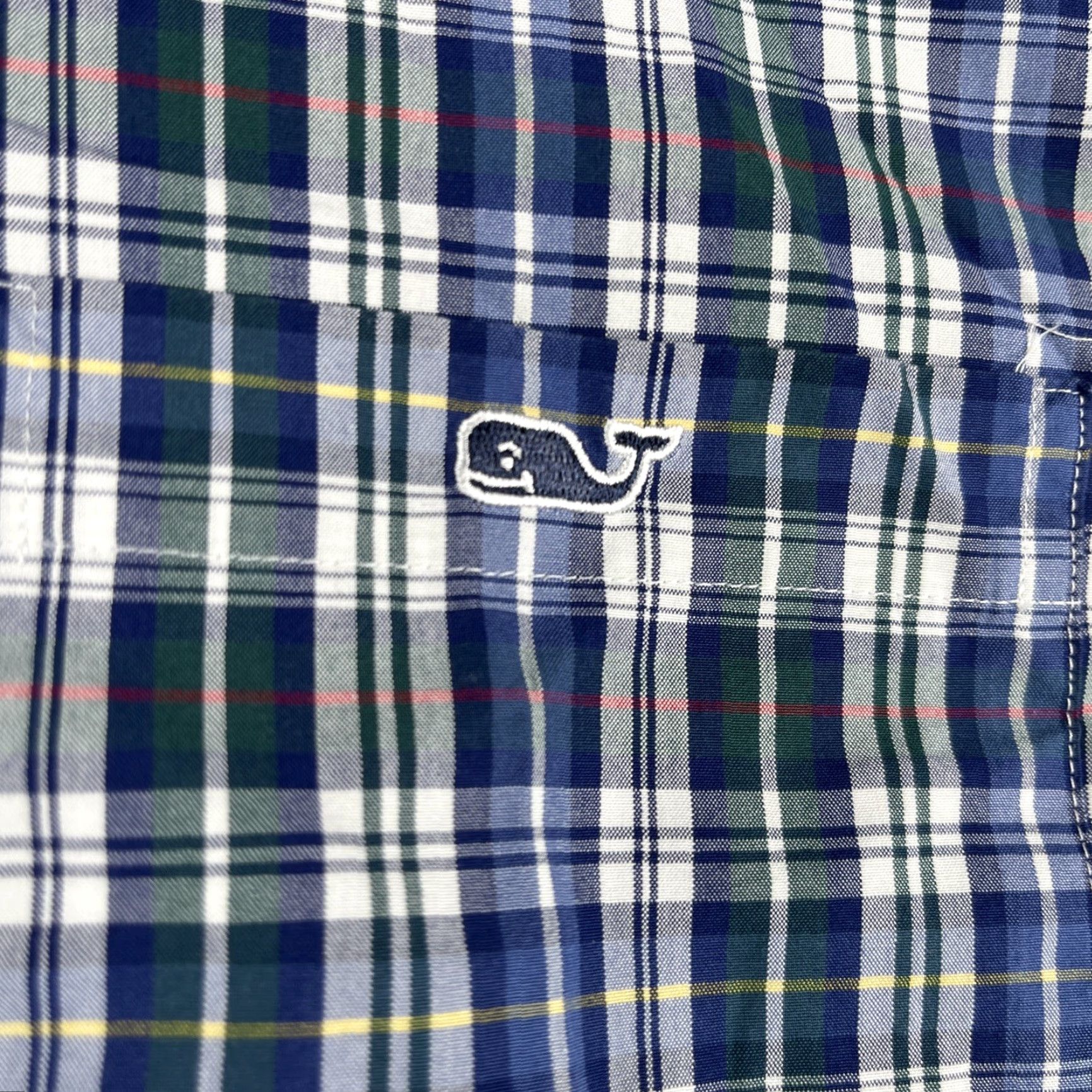 Vineyard Vines Vineyard Vines Tucker Shirt Slim Fit Colorful Plaid Whale Pocket Mens Medium Size US M / EU 48-50 / 2 - 4 Thumbnail