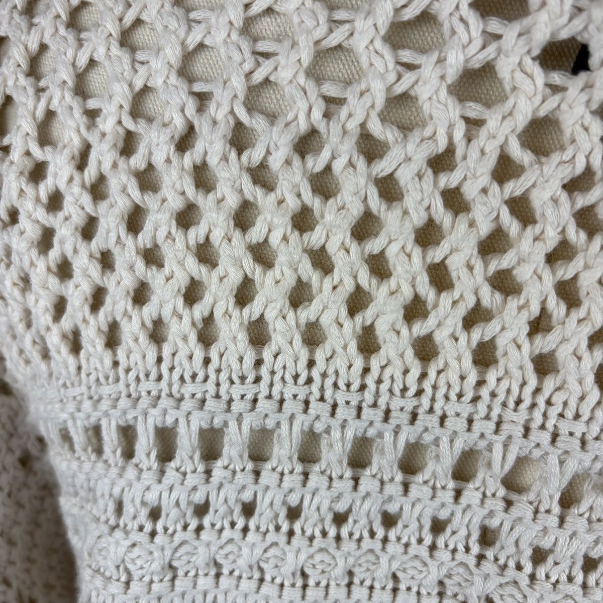 Other Universal thread white crochet sweater Size S / US 4 / IT 40 - 3 Thumbnail
