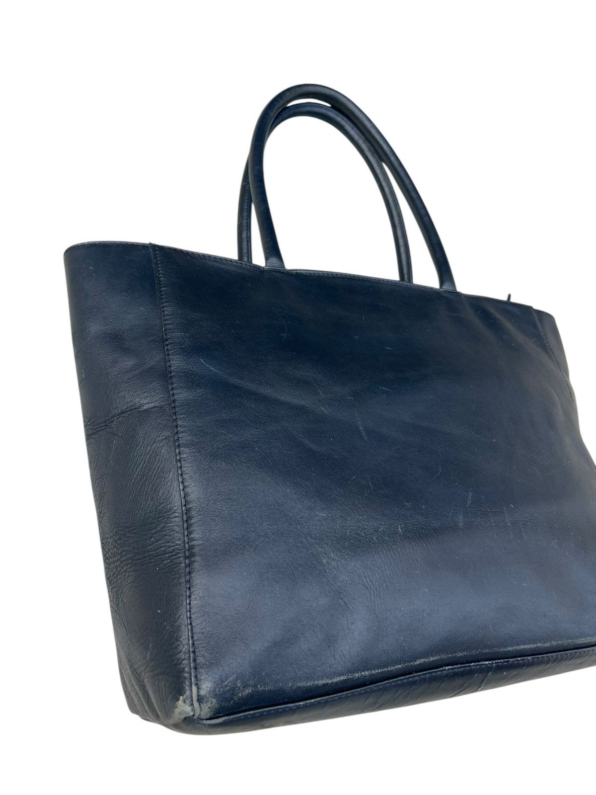 United Arrows United Arrows Scratches Patina Leather Tote Bag Size ONE SIZE - 7 Thumbnail