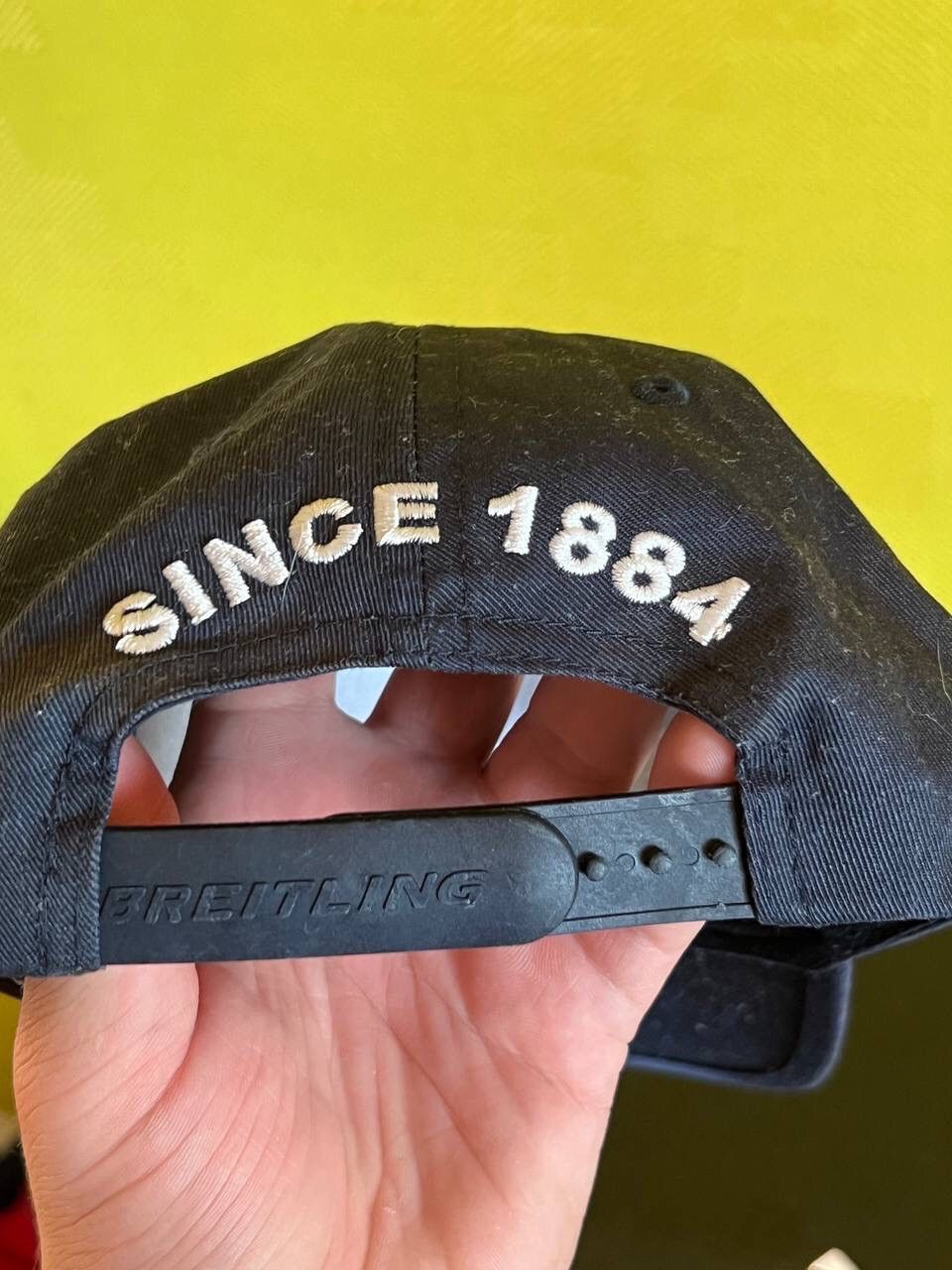 Breitling Vintage 90s Breitling Swiss Chronograph Watch Company Hat Size ONE SIZE - 5 Thumbnail