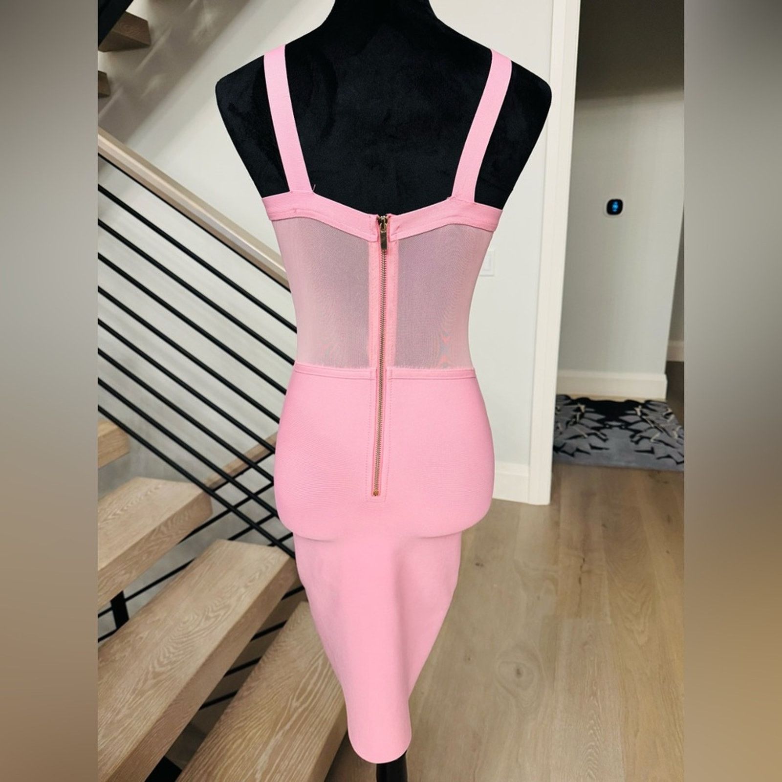 Other Elegant Pink Bodycon Glam Mesh Club Dress size S Size S / US 4 / IT 40 - 7 Thumbnail