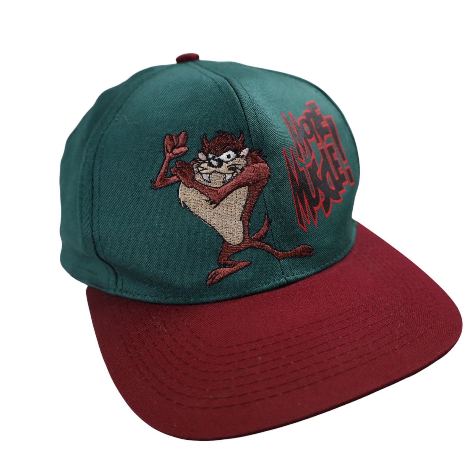 Vintage Vintage Looney Tunes Taz More Muscle to Hustle Snapback Hat. Size ONE SIZE - 2 Thumbnail