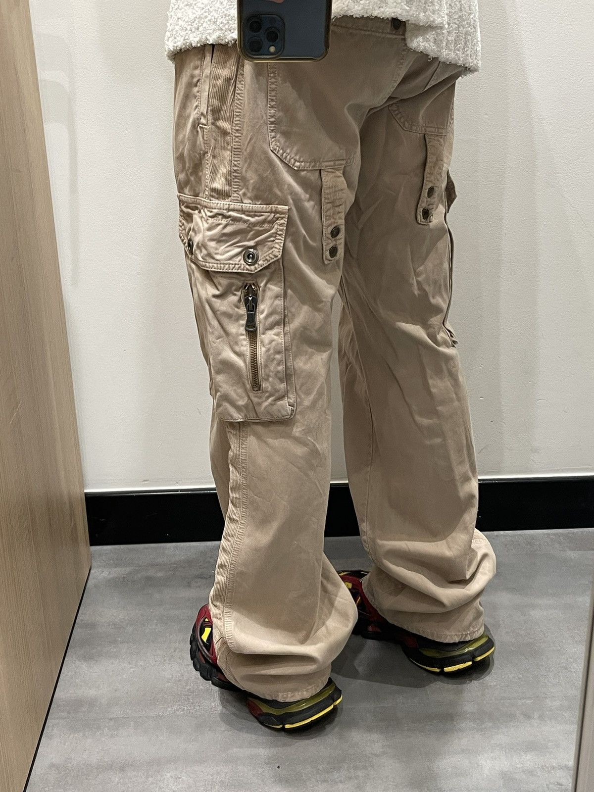 Dolce & Gabbana AW03 Archive Dolce & Gabbana Cargo Beige Pants Size US 34 / EU 50 - 10 Thumbnail