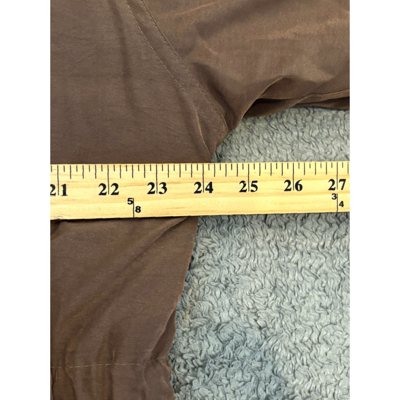 Vintage VINTAGE Gallery Jacket Womens Large Brown Parka Puffy Long Sleeve Zip Coat Size L / US 10 / IT 46 - 3 Thumbnail