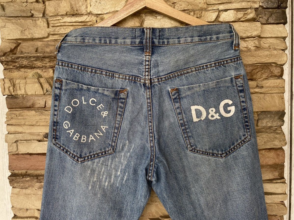 Dolce & Gabbana Vintage Dolce & Gabbana Distressed Ripped Jeans Size US 32 / EU 48 - 11 Thumbnail