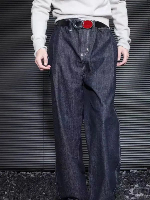 Japanese Brand VIBE Vintage washed wide leg baggy jeans Size US 34 / EU 50 - 5 Thumbnail