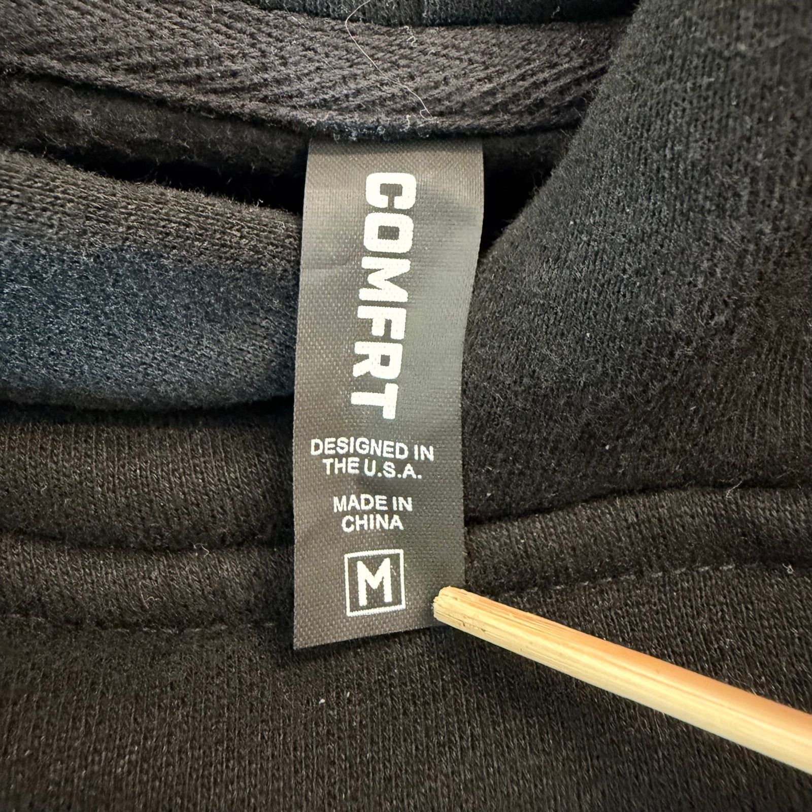 Other Comfrt Heavyweight Black Hoodie Oversized M Size US M / EU 48-50 / 2 - 5 Thumbnail