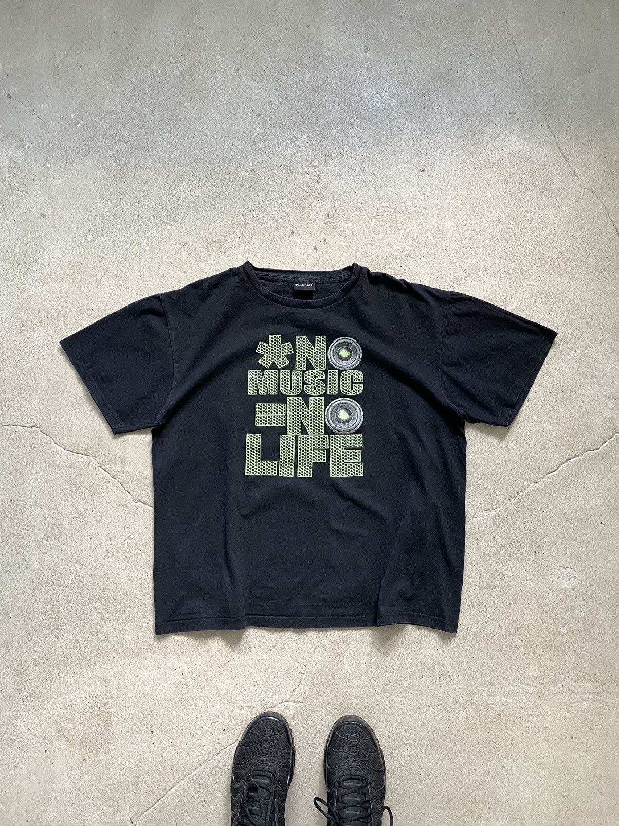 Rap Tees × Vintage Rare! 1990’s Vintage Technics No Music No Life T Shirt Size US M / EU 48-50 / 2 - 1 Thumbnail