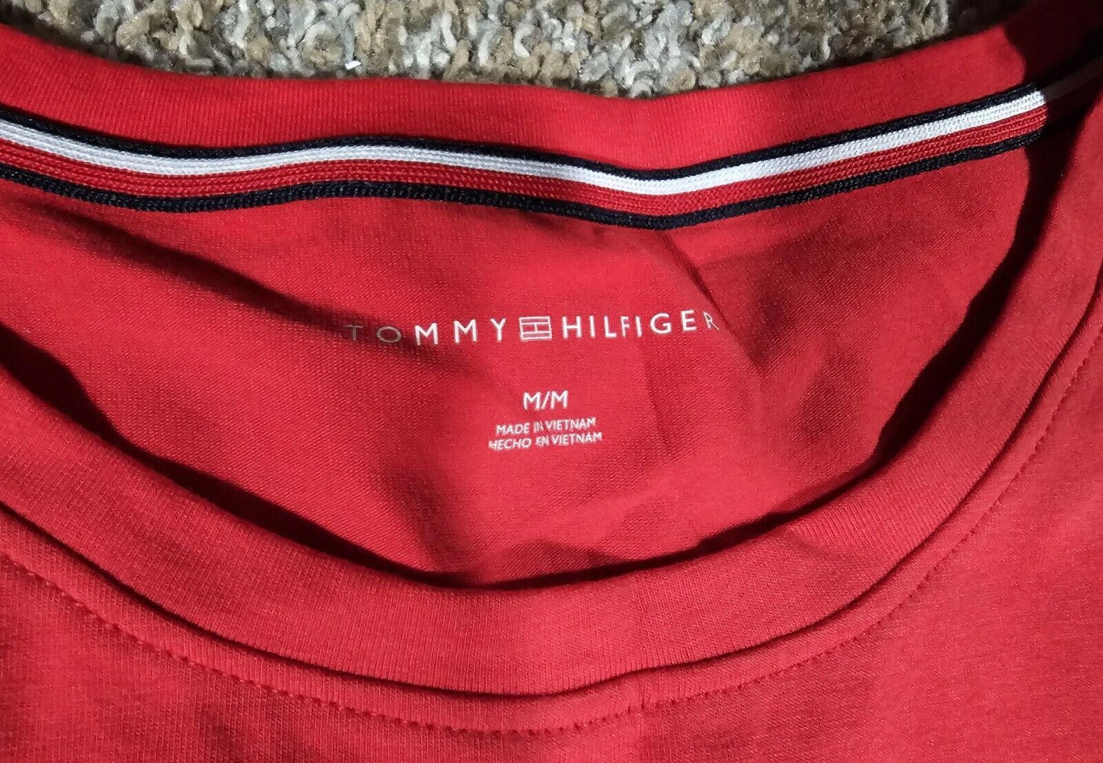 Tommy Hilfiger Tommy Hilfiger Women's Side Striped Red T-Shirt Dress SZ M Size M / US 6-8 / IT 42-44 - 3 Thumbnail