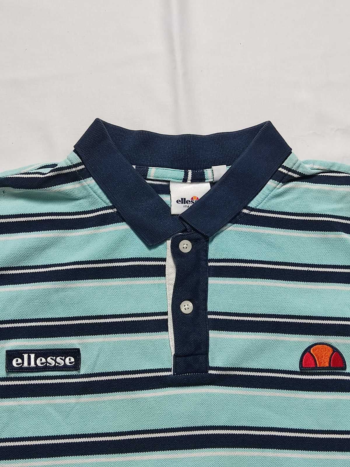Ellesse Striped polo shirt Size US XL / EU 56 / 4 - 4 Thumbnail