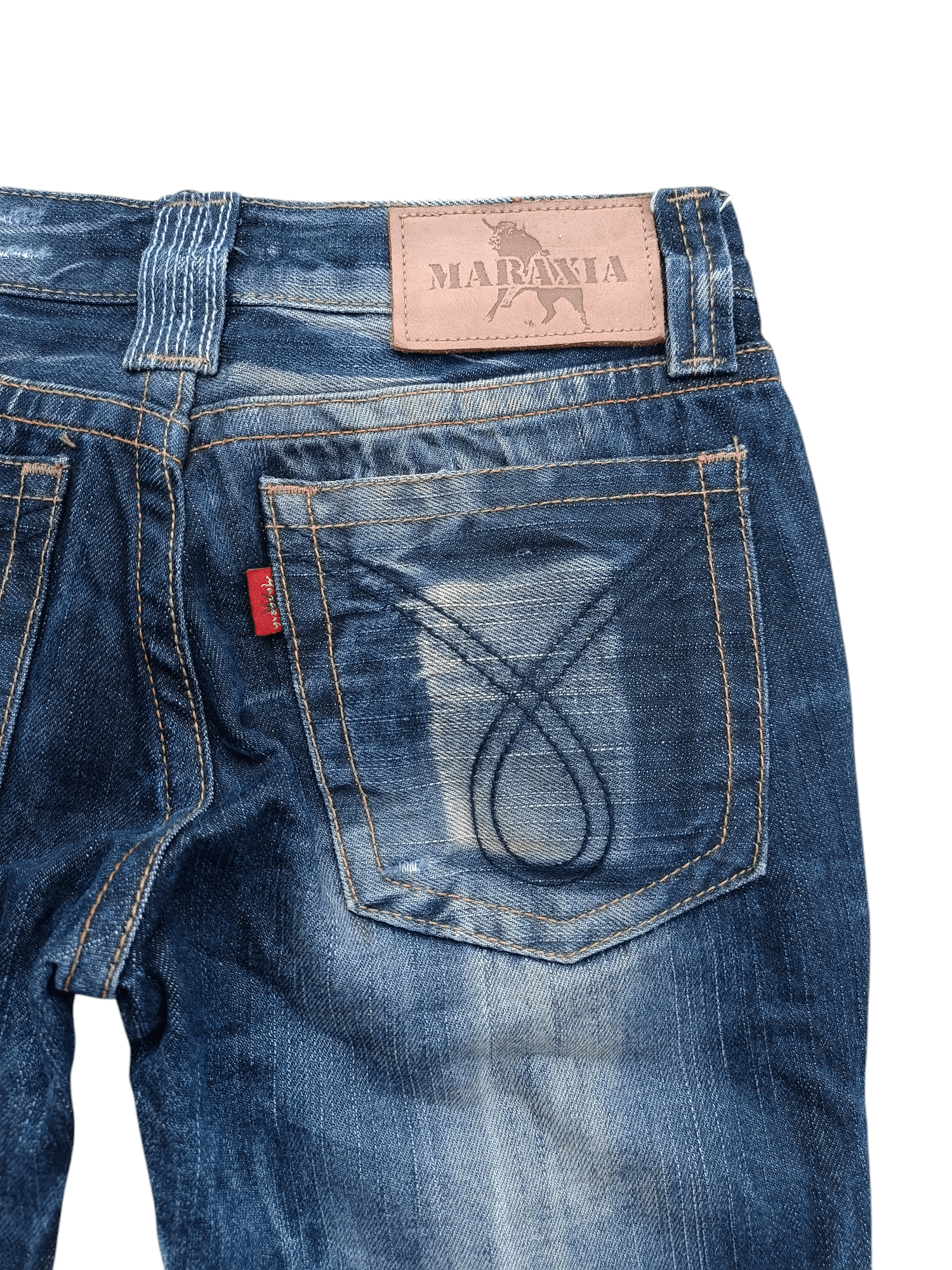Hysteric Glamour SUPER FLARED🔥Maraxia Whiskers Faded Low Rise Boot Cut Jeans Size US 28 / EU 44 - 14 Thumbnail