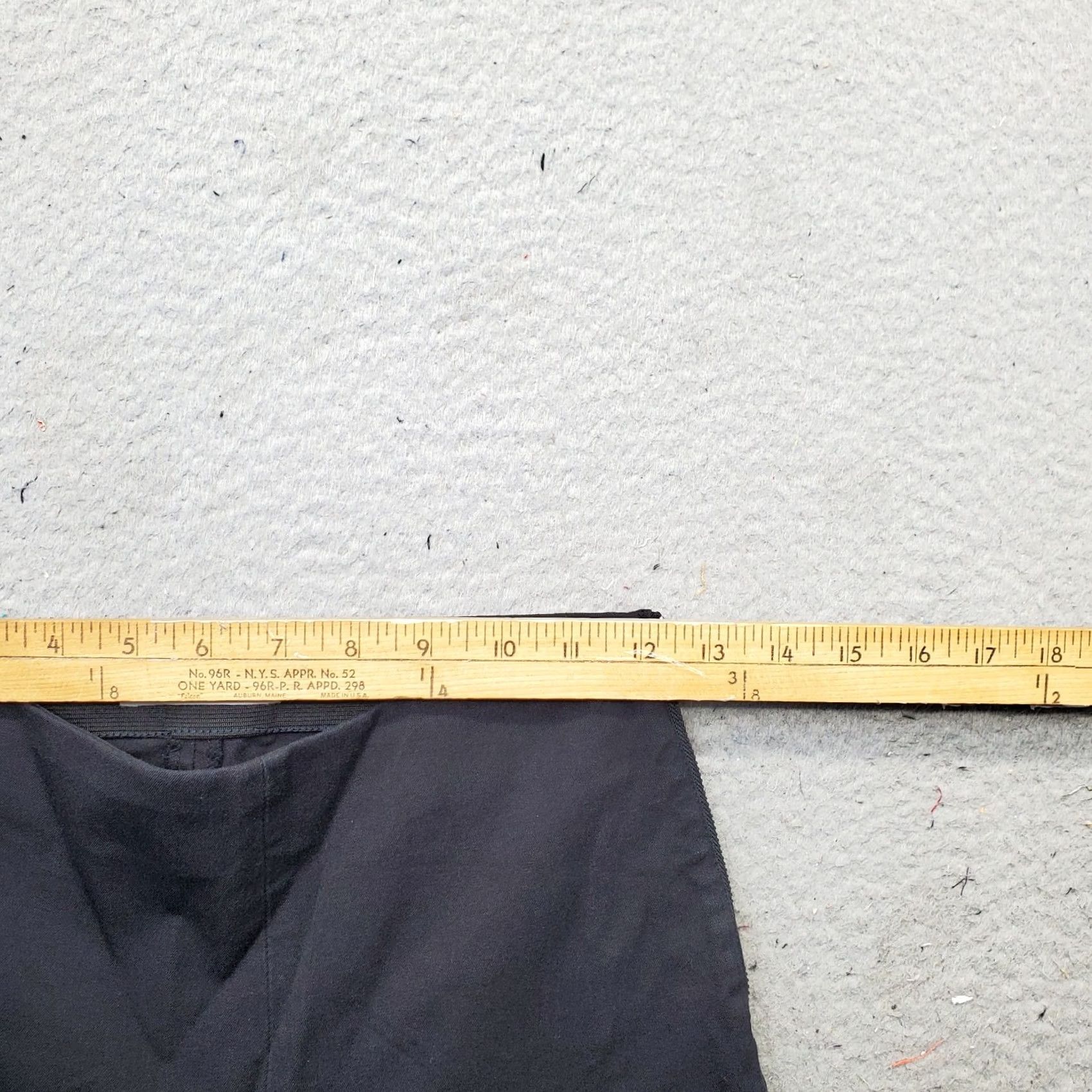 Everlane Everlane Ankle Pants Womens Size 0 Black Business Stretch Side Zip Straight Leg Size 25" / US 0 / IT 36 - 6 Thumbnail