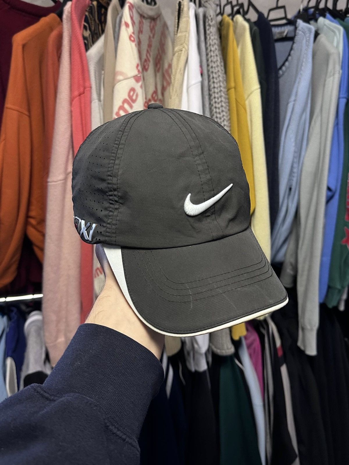 Nike Vintage 90s Nike Swoosh 20 XL Nylon Cap Size ONE SIZE - 1 Thumbnail
