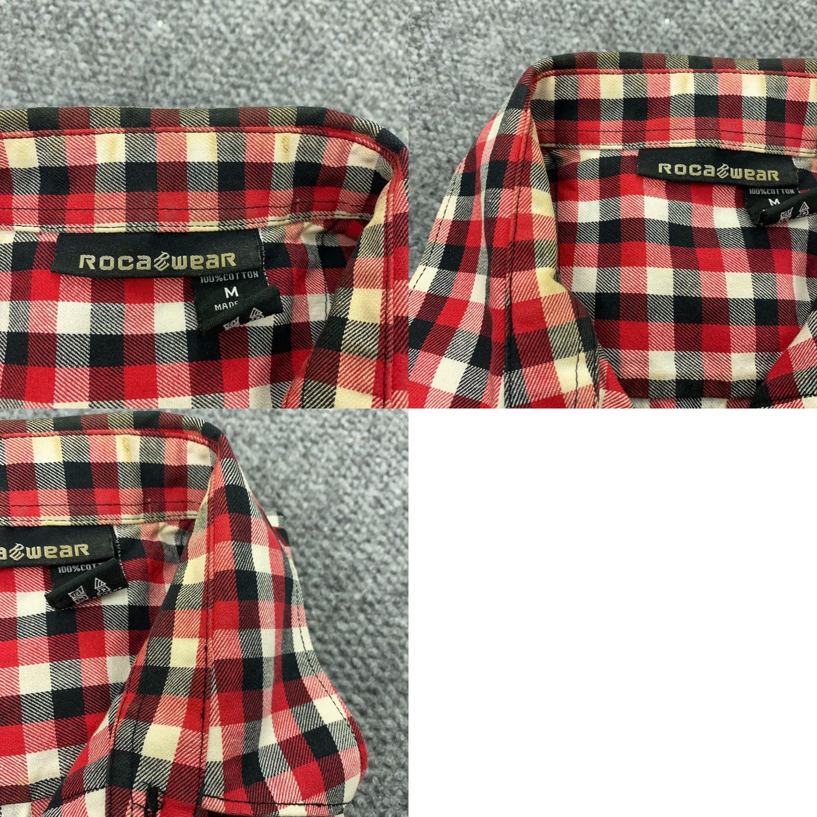 Rocawear Rocawear Shirt Mens M Red Plaid Check Athletic Dept Championship NYC Shirt/Top (Button-Up) Men’s - 90s Grunge Hip Hop Style? Size US M / EU 48-50 / 2 - 9 Thumbnail