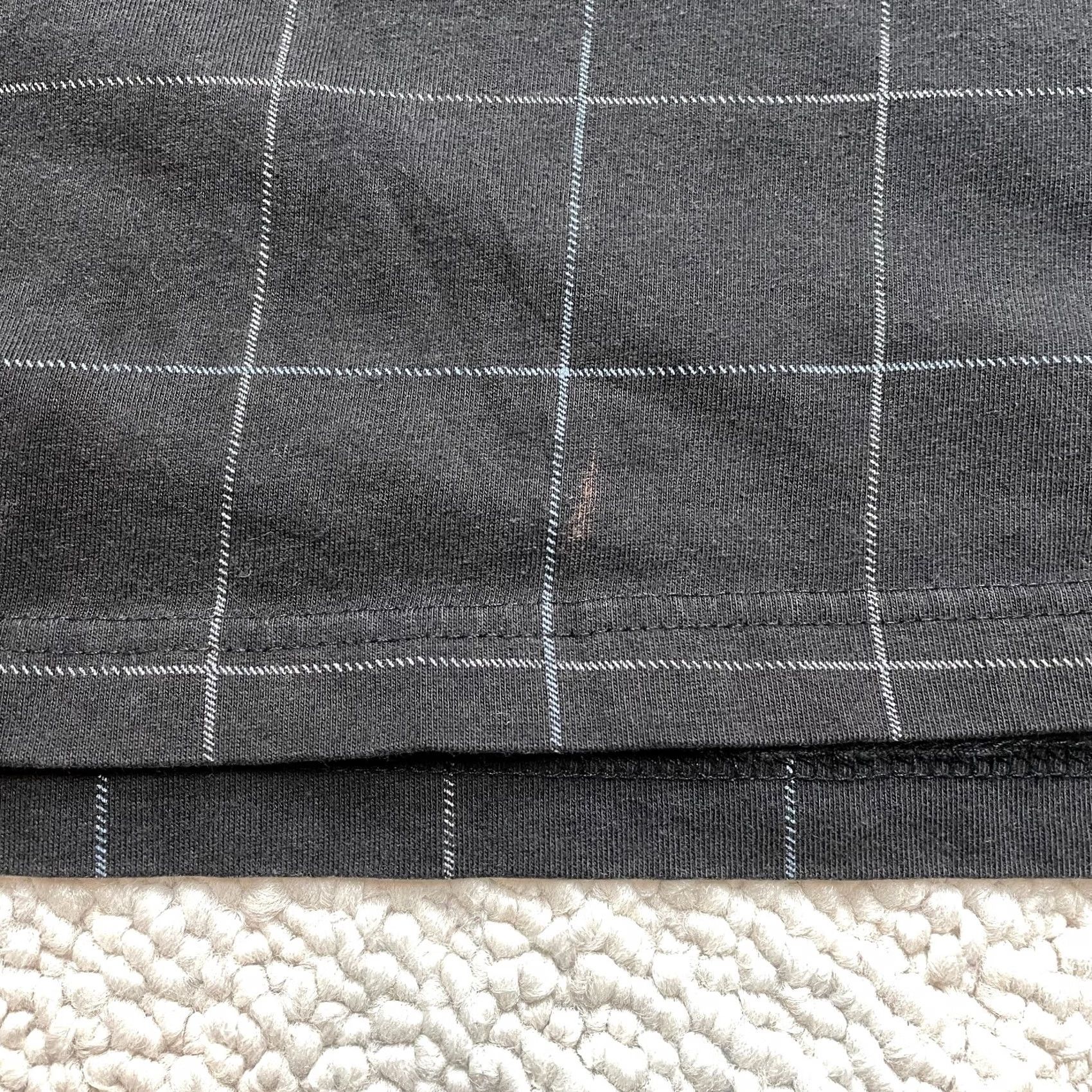 George George Polo Shirt Mens 2XL Black Check Polo Shirt Short Sleeve Cotton Knit Golf Rugby Casual Travel Mens XXL Black Check Polo Shirt Size US XXL / EU 58 / 5 - 4 Thumbnail