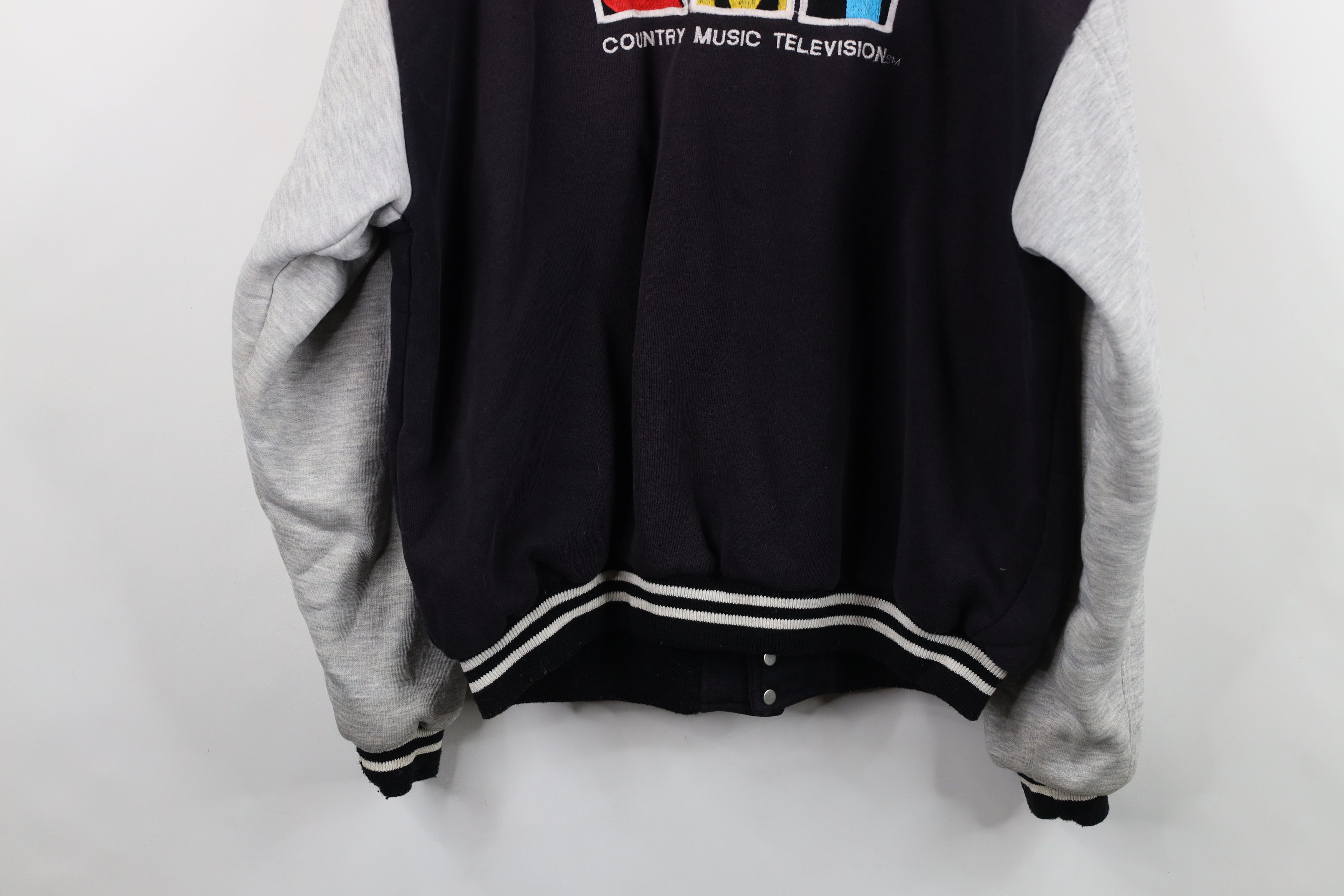 Vintage Vintage 90s CMT Country Music Television Bomber Jacket USA Size US XL / EU 56 / 4 - 15 Thumbnail