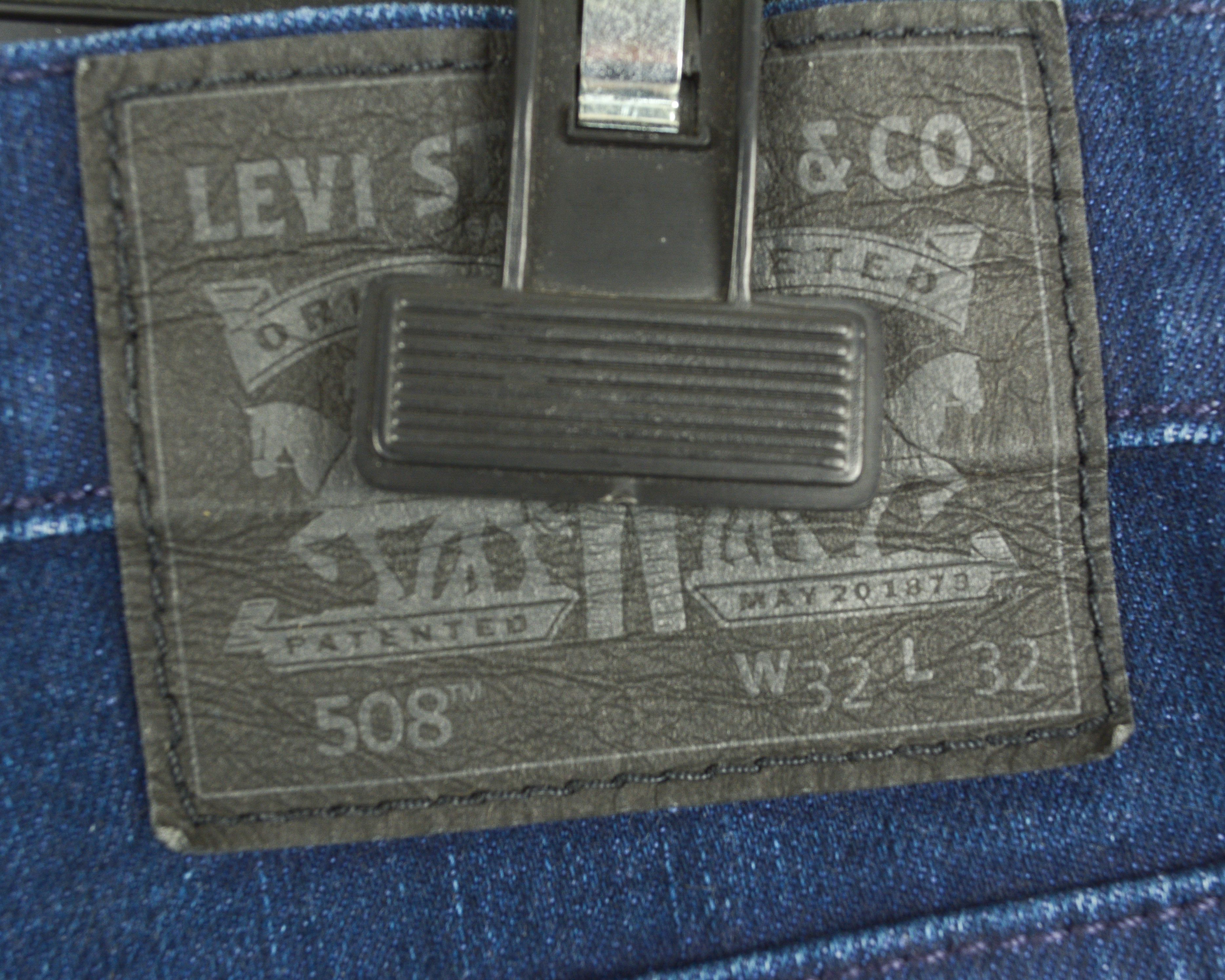 Levi's 508 Black Label W32 L26 Regular Fit Tapered Jeans Trousers Size US 32 / EU 48 - 4 Thumbnail