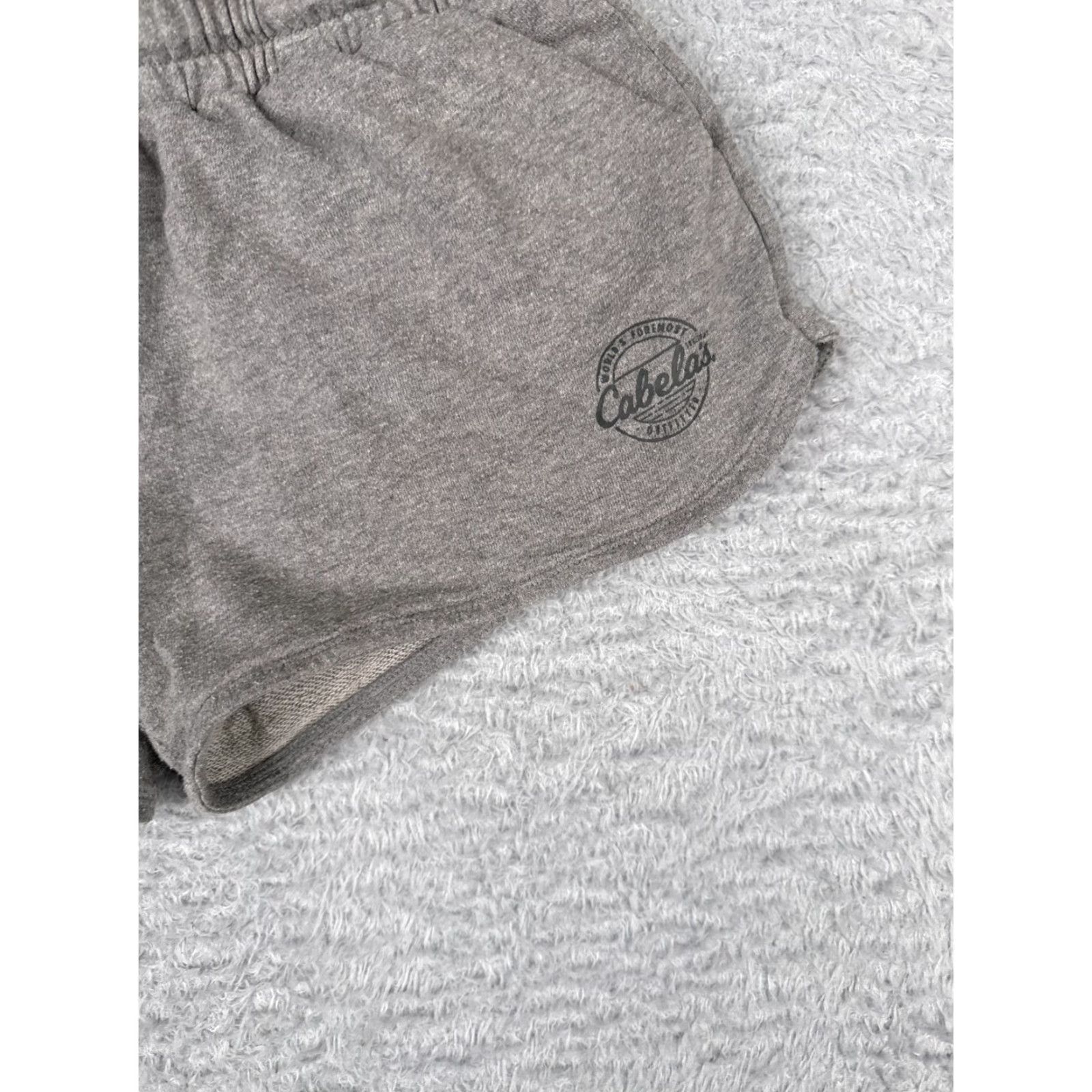 Vintage Cabela's Womens Shorts Small Gray Sweat Elastic Waist Terry Casual Hiking Workout Athleisure 28x3 Size 28" / US 6 / IT 42 - 2 Thumbnail