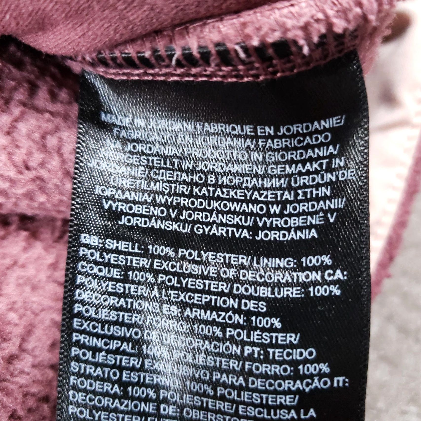 The North Face The North Face Fleece Jacket Womens Large Purple Pink Snap Neck Sherpa Pullover Jacket Size L / US 10 / IT 46 - 7 Thumbnail