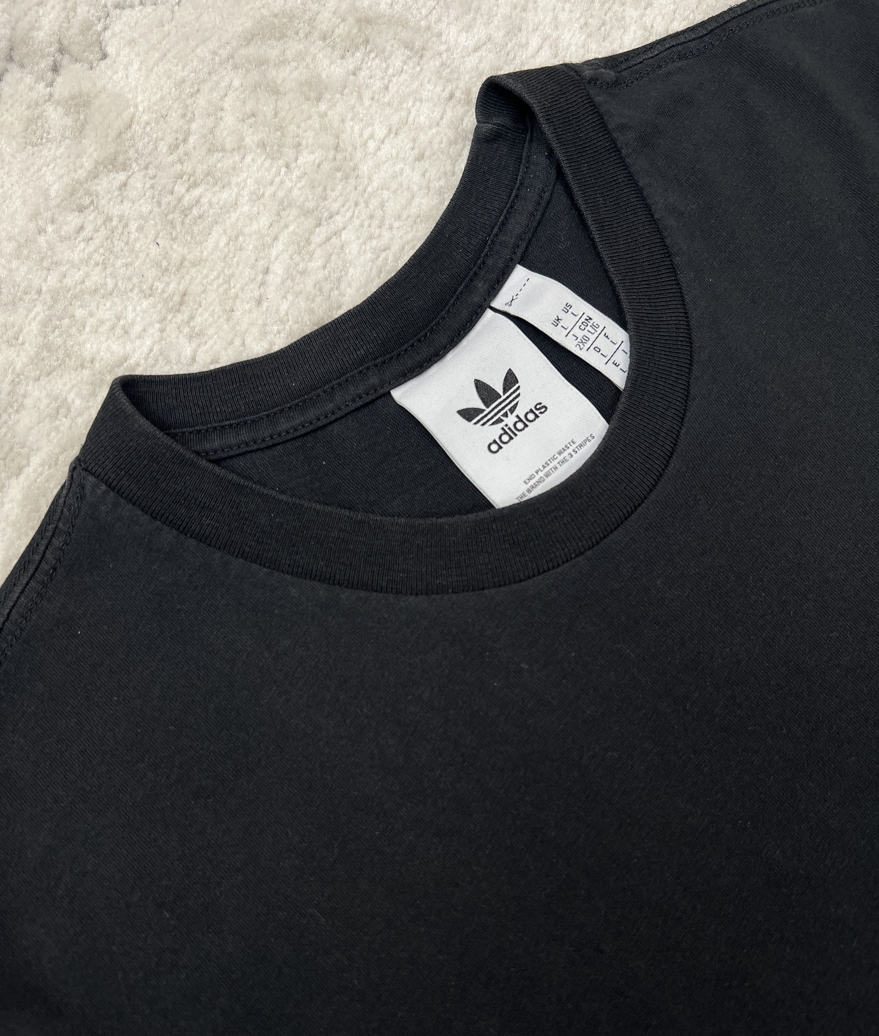 Adidas Adidas Originals Trefoil Logo T-Shirt Black L Size US L / EU 52-54 / 3 - 2 Thumbnail