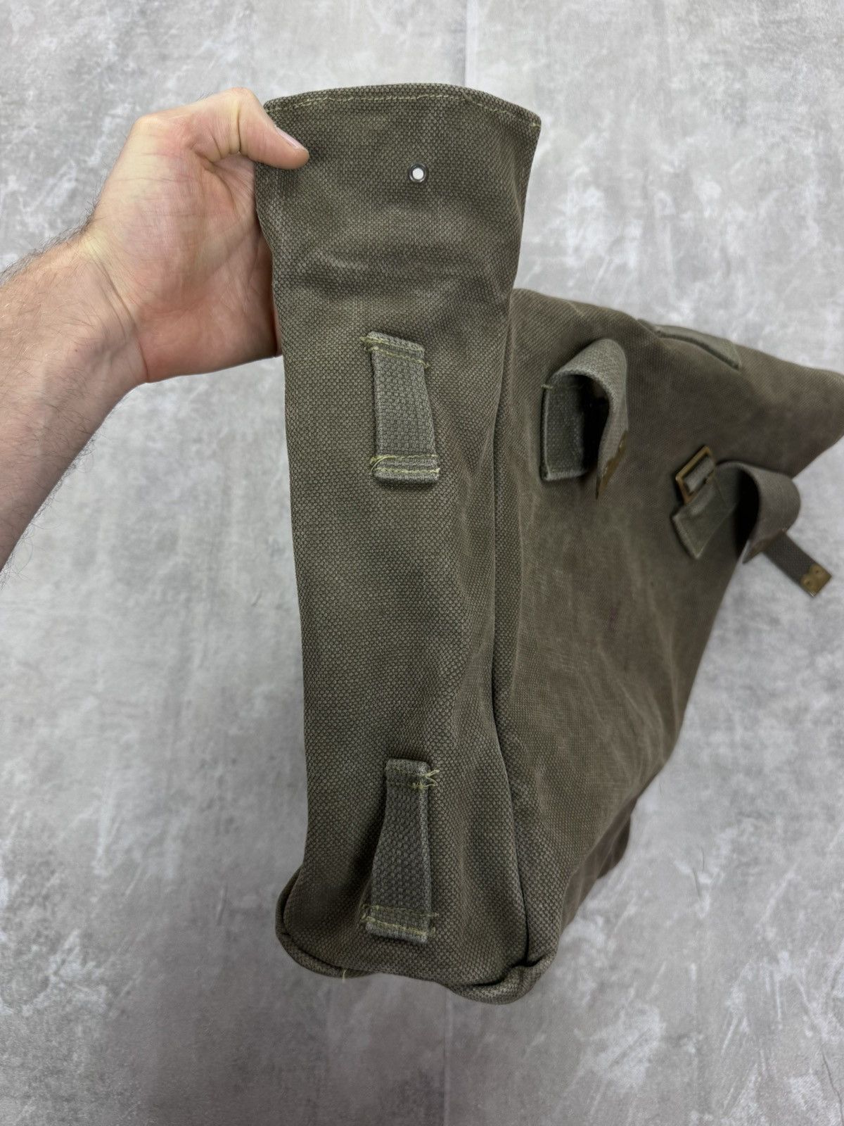 Other Vintage military canvas Biker Bag Motorcycle back bag Size ONE SIZE - 14 Thumbnail