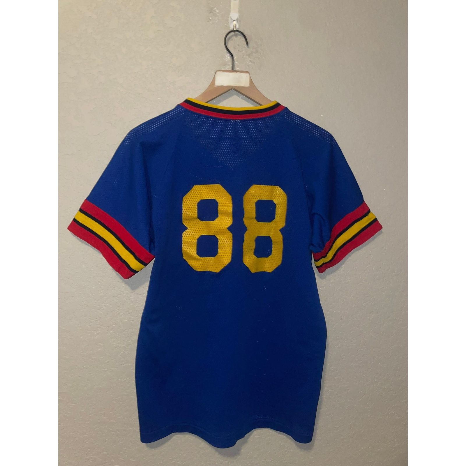 Vintage Vintage Micro Maniacs Jersey #88 Blue Active Top 80s VTG L Size US L / EU 52-54 / 3 - 6 Thumbnail