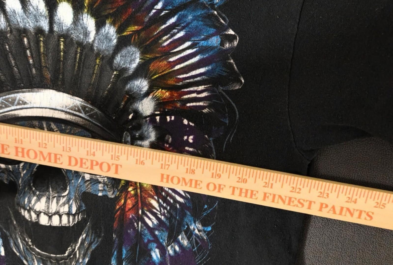 Other Hybrid Skull Chief Headdress Graphic XL Biker Gothic #2 Size US XL / EU 56 / 4 - 2 Thumbnail