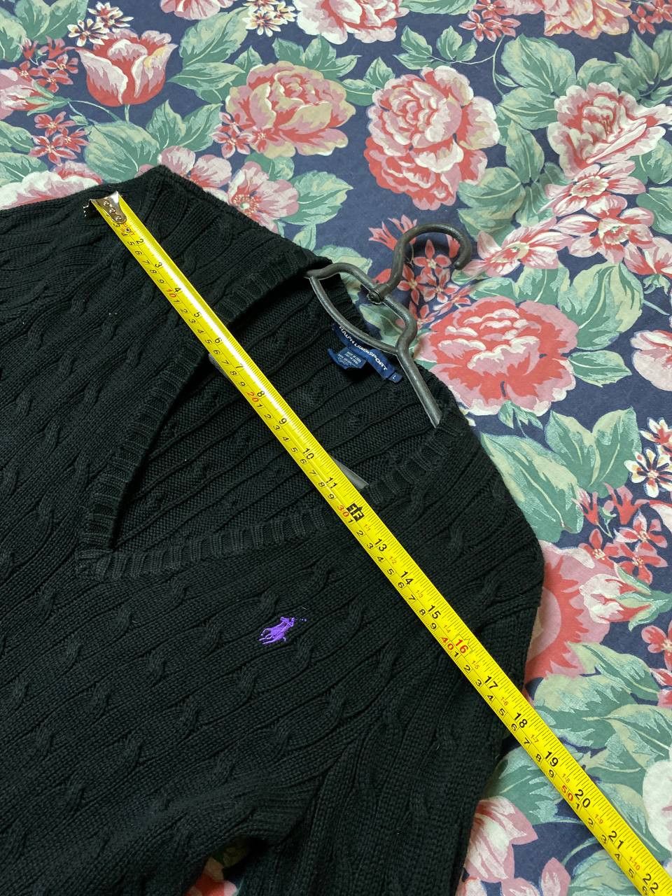 Polo Ralph Lauren × Vintage Polo Ralph Lauren V-neck Sweater Size L / US 10 / IT 46 - 12 Thumbnail