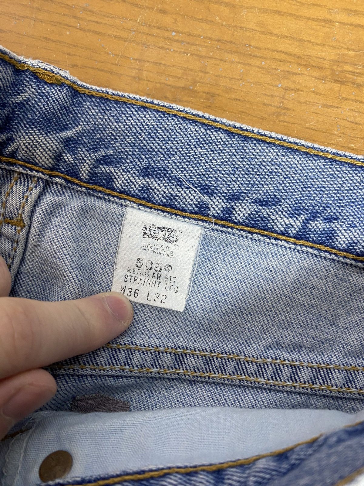 Levi's × Levi's Vintage Clothing × Vintage Vintage 90s Levi’s 505 jeans denim Size US 36 / EU 52 - 8 Thumbnail