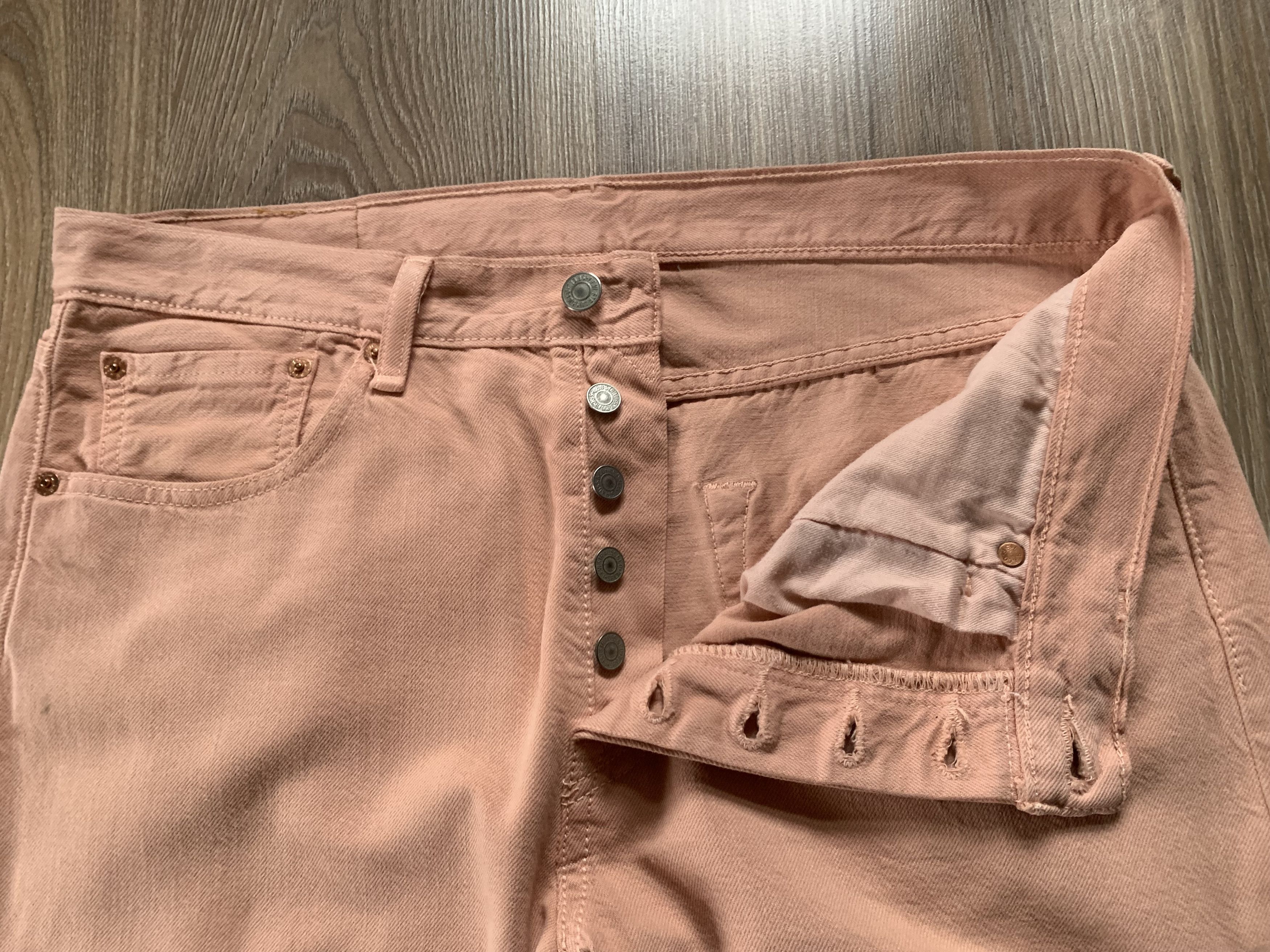 Levi's × Levi's Vintage Clothing Levi's 501 Coral Button Fly Denim Jeans Size US 32 / EU 48 - 4 Thumbnail