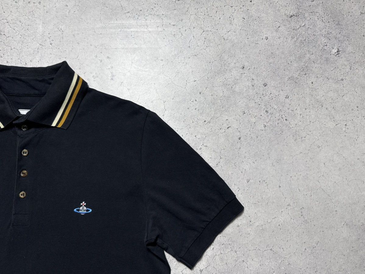 Vivienne Westwood Vivienne Westwood Luxury Polo Shirt Black Size US XL / EU 56 / 4 - 2 Thumbnail
