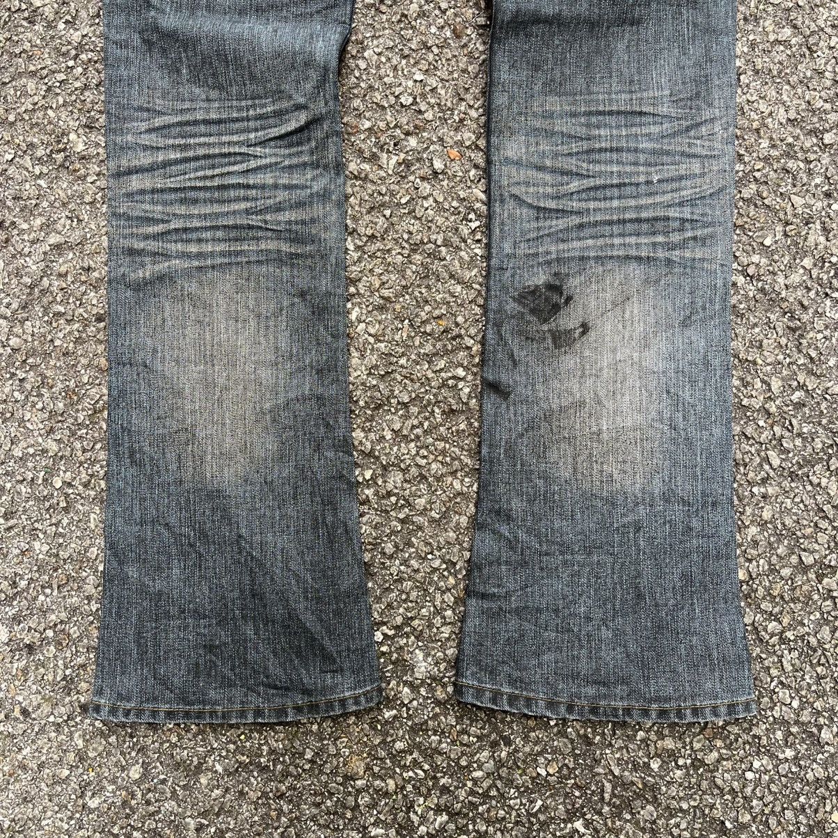 Hysteric Glamour FLARE JEANS NICOLE CLUB FOR MEN CLAWMARK BOOT CUT LOW RISE Size US 30 / EU 46 - 11 Thumbnail