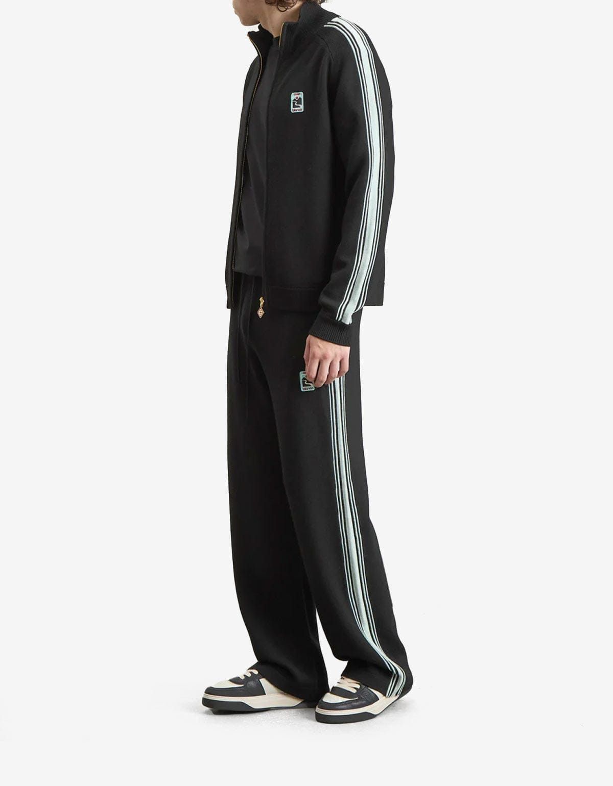 Casablanca Casablanca Black Merino Wool Track Pants Size US 34 / EU 50 - 5 Thumbnail
