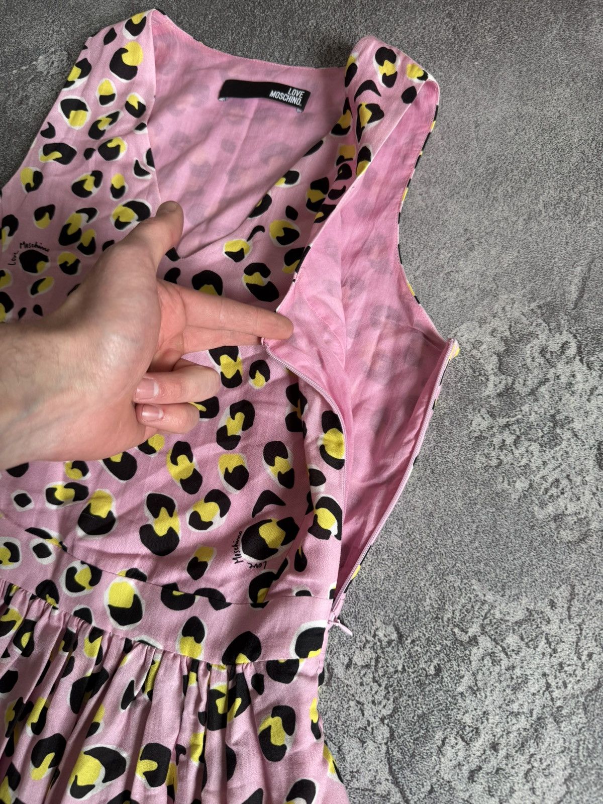 Designer × Love Moschino × Moschino Love Moschino M sleeves long maxi midi dress cheetah 🐆 print Size XS / US 0-2 / IT 36-38 - 5 Thumbnail
