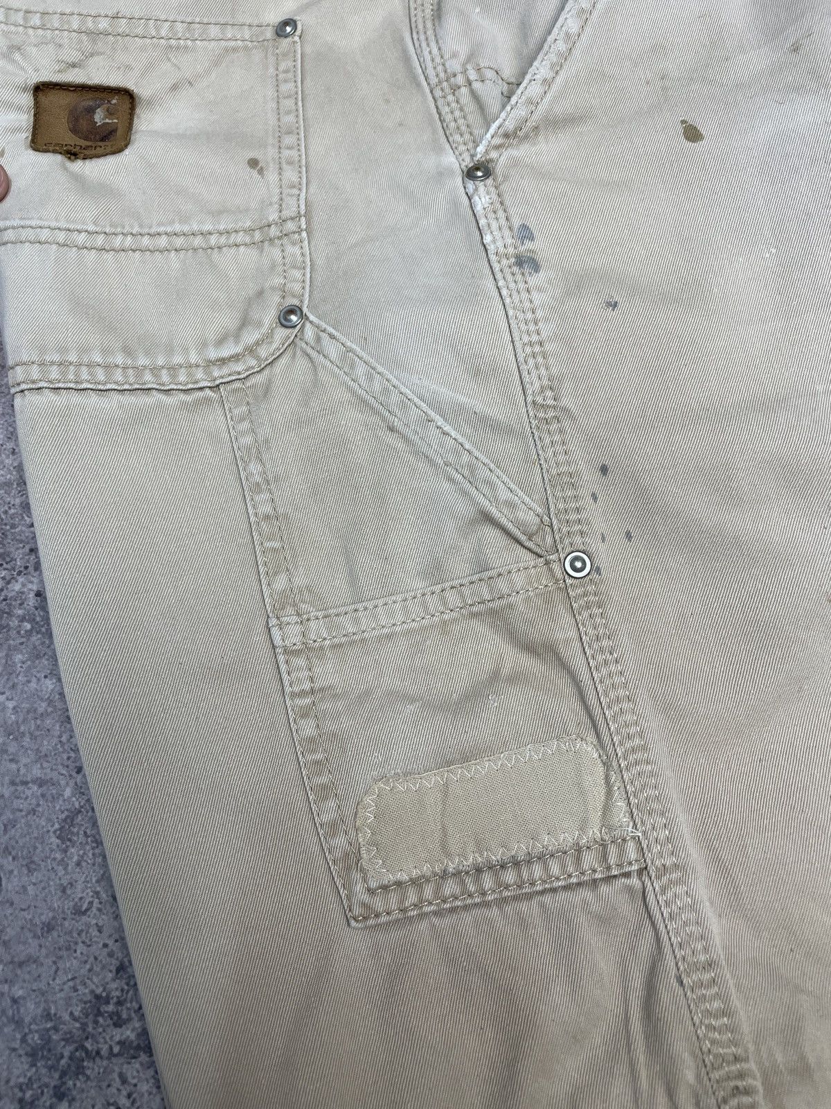 Carhartt Vintage Carhartt Wip Double Knee Single Cargo Shorts Pants Size US 31 - 12 Thumbnail