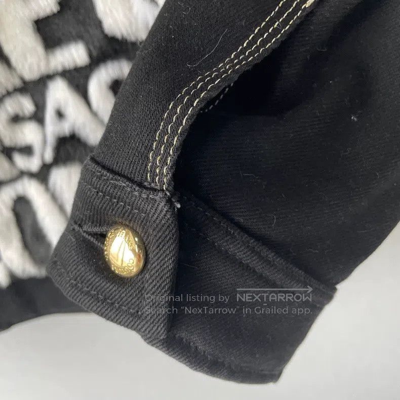 Versace Versace Lapel print logo letter lapel print single-breaste Size US L / EU 52-54 / 3 - 7 Thumbnail