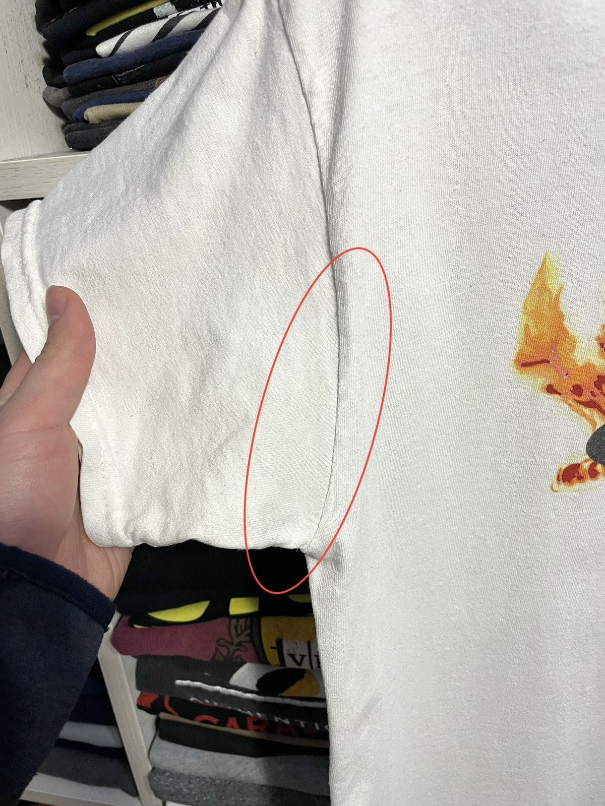 Travis Scott Travis Scott Cactus Jack Flame Logo T-Shirt Size S White Size US S / EU 44-46 / 1 - 7 Thumbnail