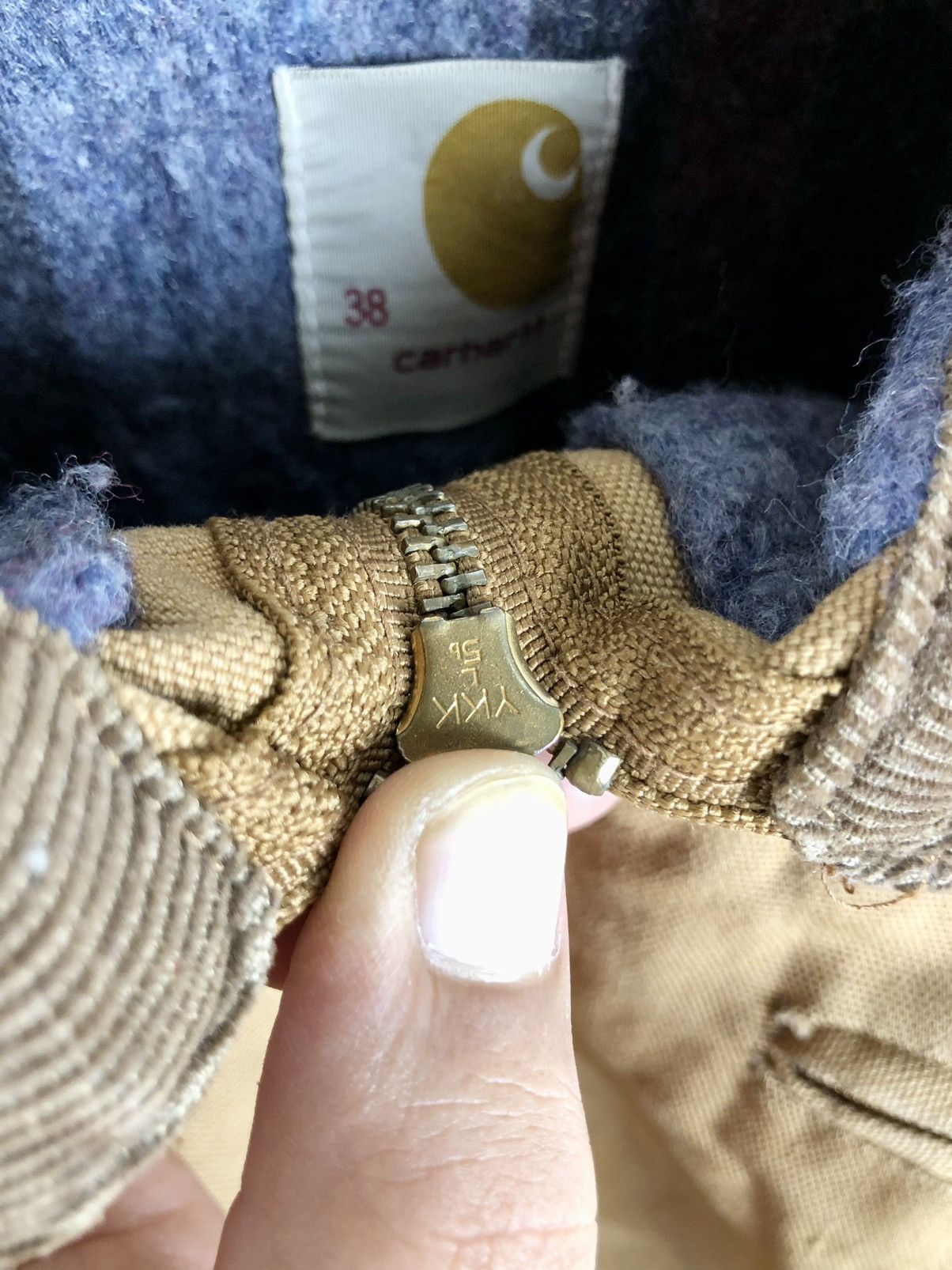 Carhartt × Vintage TRUE VTG 80s Carhartt Duck Canvas Detroit Work Jacket Size US L / EU 52-54 / 3 - 12 Thumbnail