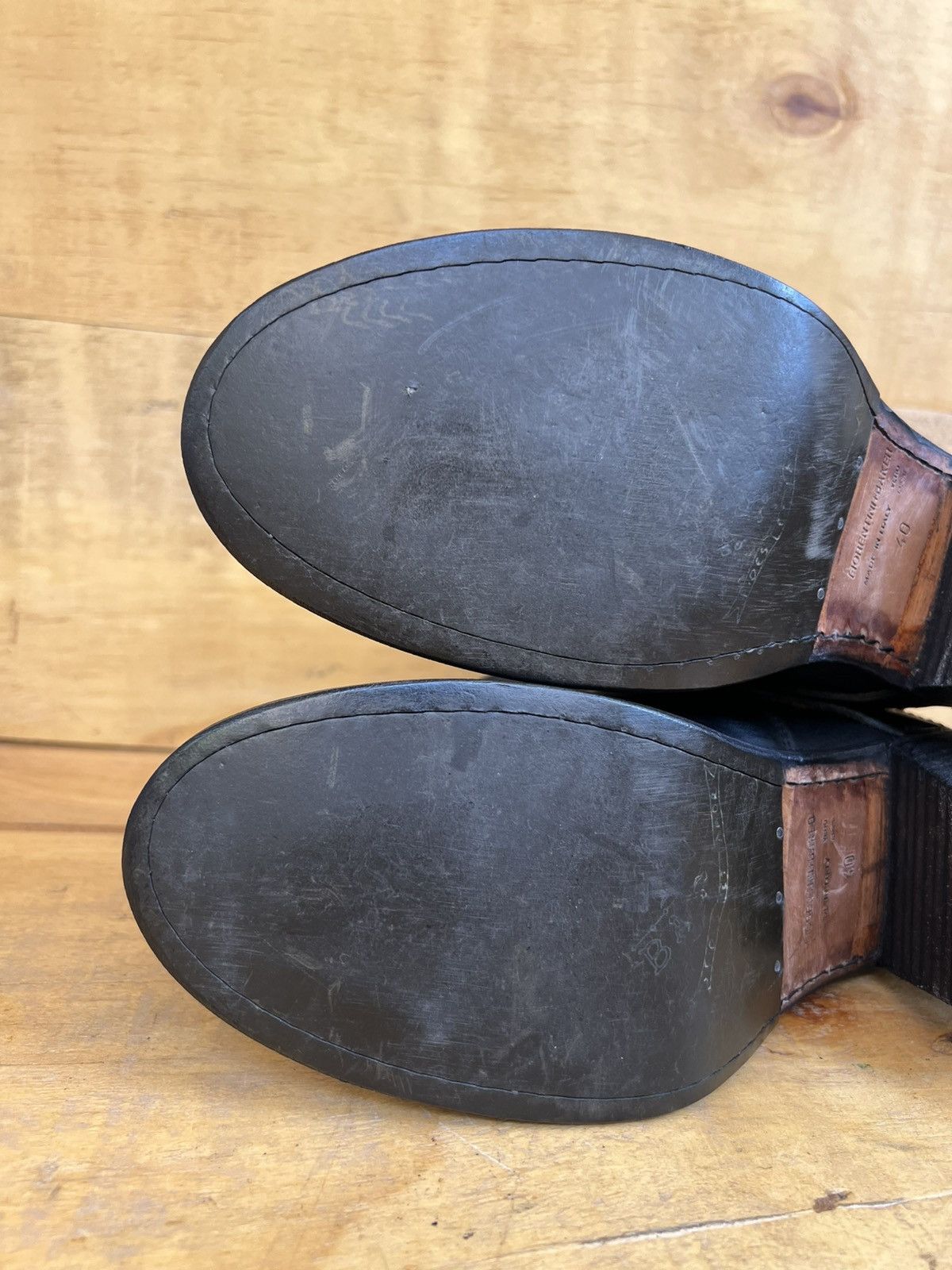 Fiorentini + Baker Fiorentini+Baker leather Buckle Ankle Boots Heel Booties Size US 10 / IT 40 - 11 Thumbnail