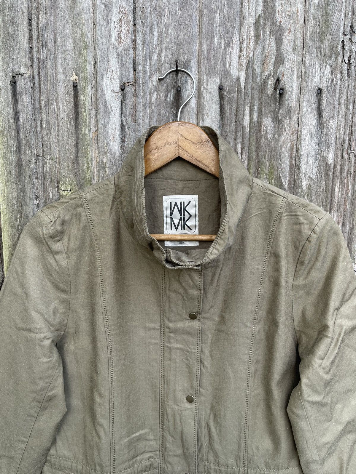 Designer Vintage Michel Klein WKMK Utility Coat Size M / US 6-8 / IT 42-44 - 2 Thumbnail