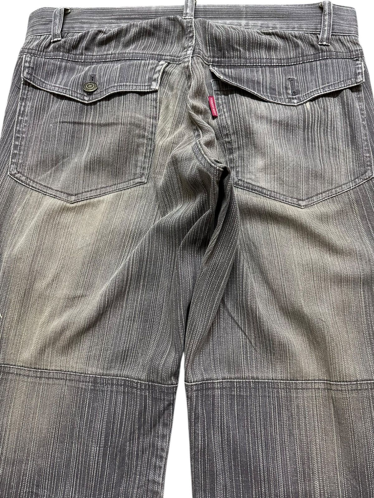 Tornado Mart Vintage Tornado Mart Flare Zipper Detail Avant Garde Jeans Size US 30 / EU 46 - 9 Thumbnail