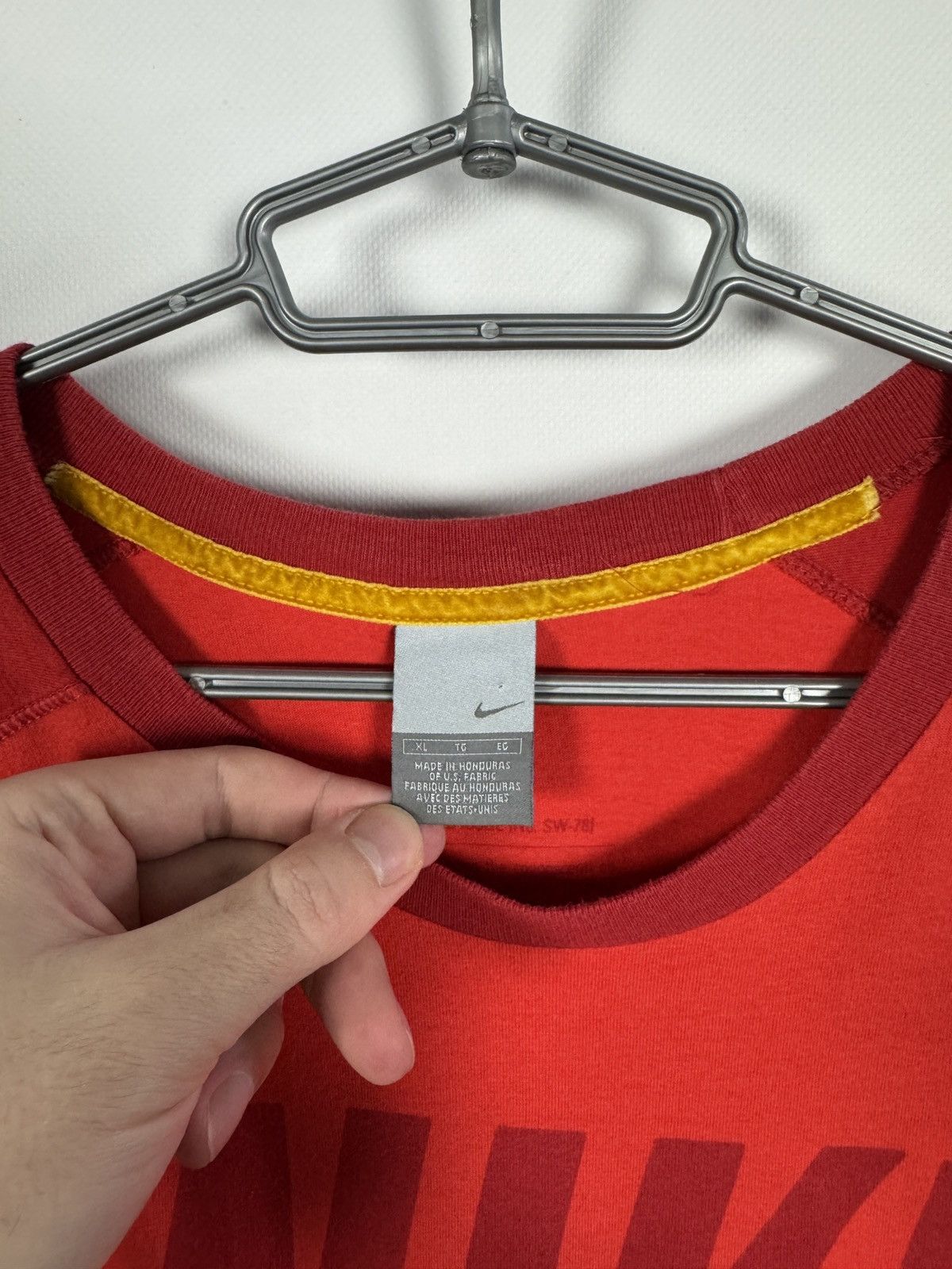 Nike Nike Sportswear USA Long Sleeve T-Shirt Big Print Vintage XL Size US XL / EU 56 / 4 - 7 Thumbnail