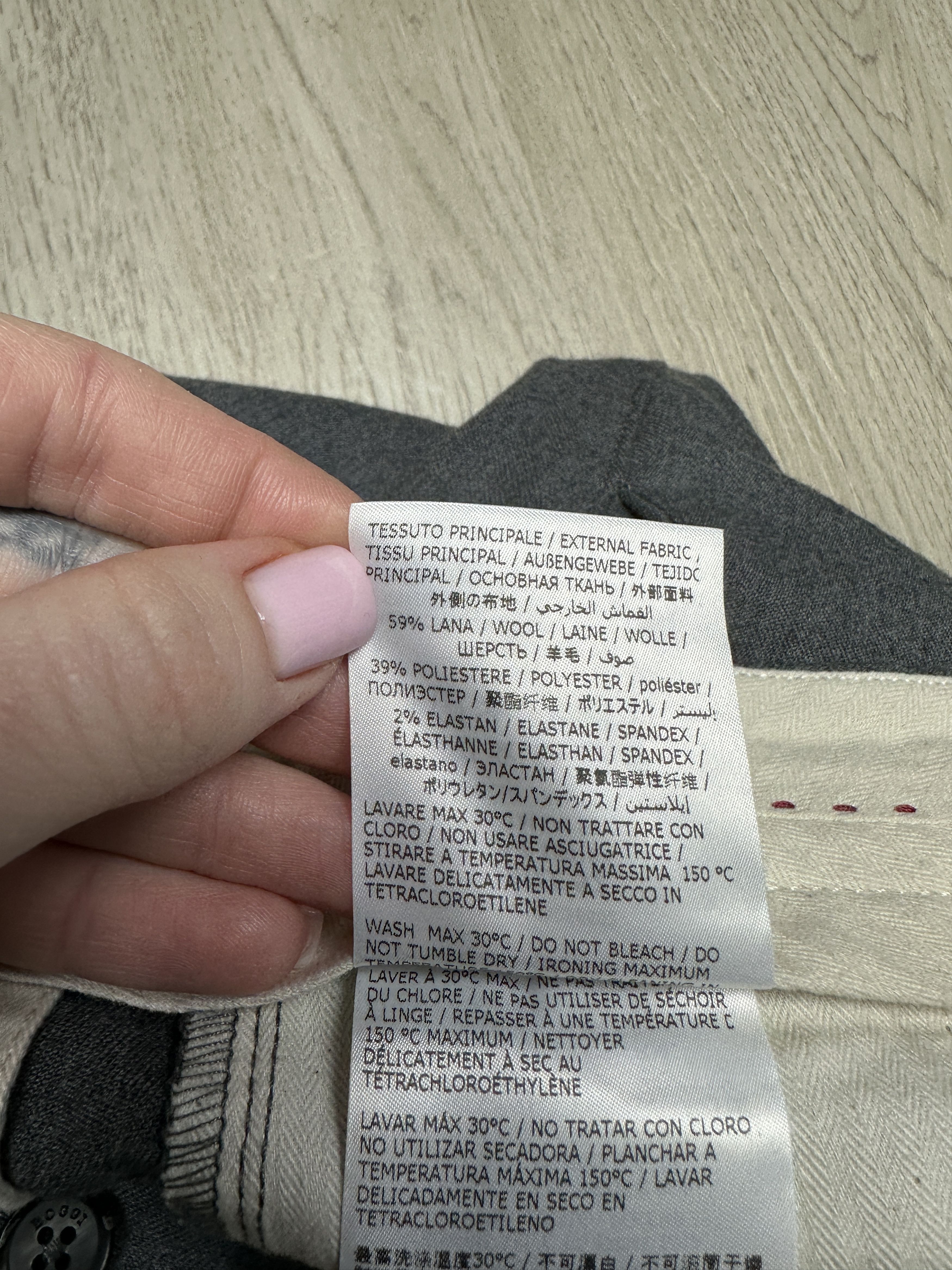 Boggi Boggi Milano Mens Wool Cargo Pants Size US 36 / EU 52 - 6 Thumbnail