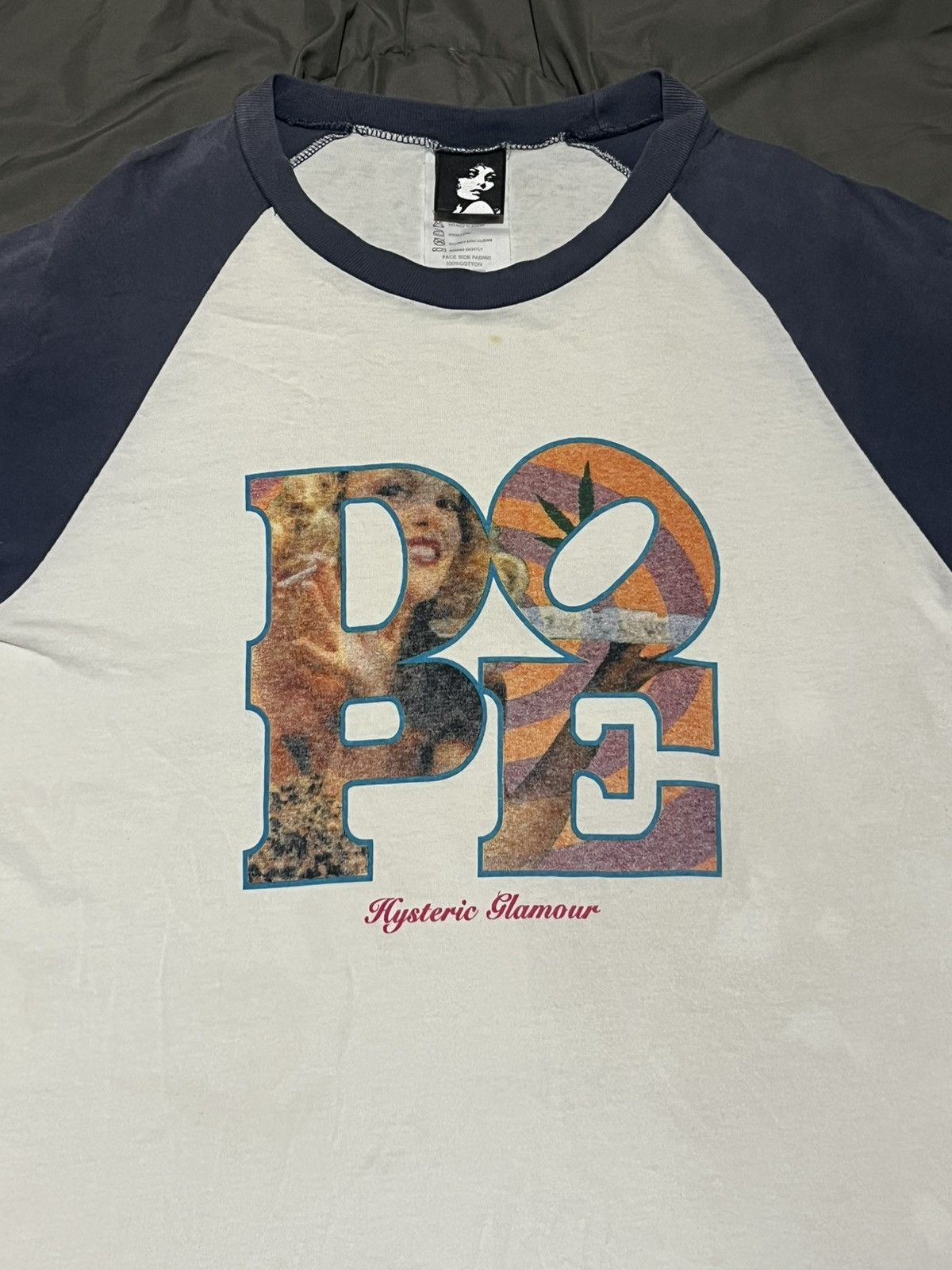 Hysteric Glamour Hysteric Glamour DOPE Raglan Shirt Size US XL / EU 56 / 4 - 2 Thumbnail