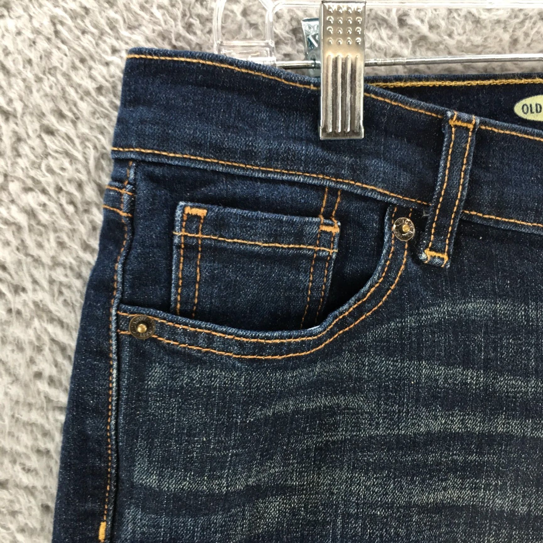 Old Navy Old Navy The Sweet Heart Skinny Jeans Womens 4 Long Blue Dark Wash 5 Pockets Size 27" / US 4 / IT 40 - 3 Thumbnail