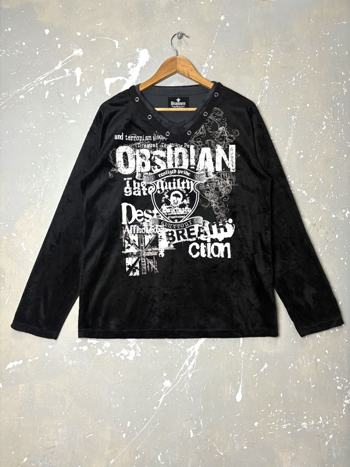 Beaumere Beaumere Obsidian Overflow Motion Punk Japan T shirt Size US L / EU 52-54 / 3 - 1 Thumbnail