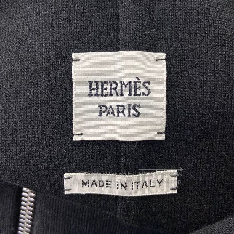 Hermes Hermes Black Collar Zipper Jacket Size S / US 4 / IT 40 - 4 Thumbnail