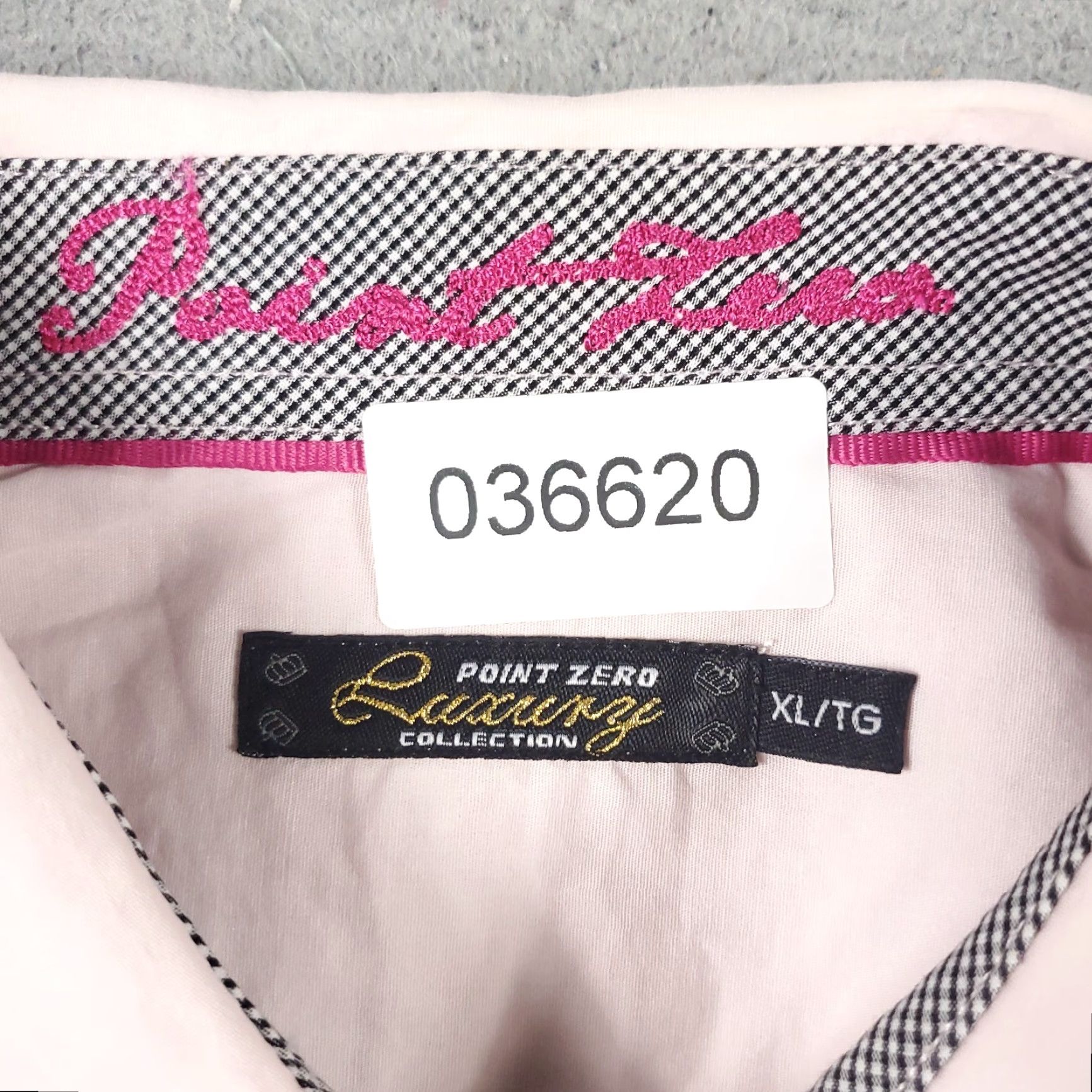 Point Zero Point Zero Shirt Mens XL Button-Up Long Sleeve Pink Casual Size US XL / EU 56 / 4 - 6 Thumbnail