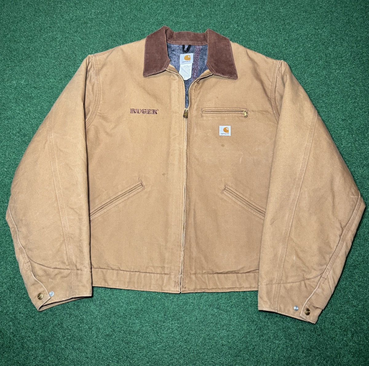 Carhartt Vintage 90s Carhartt J01 Detroit Ruger 54 XXL Tall Jacket Size US XXL / EU 58 / 5 - 1 Thumbnail