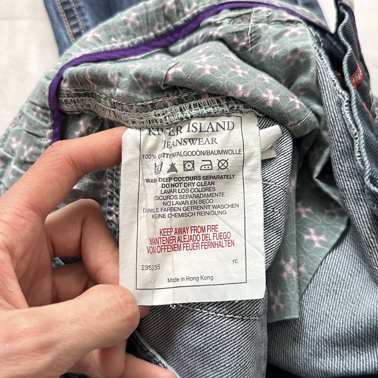 Red Monkey Japan Samurai Jeans Hieroglyph Embroidered LGB Evisu Vibe Size US 32 / EU 48 - 15 Thumbnail